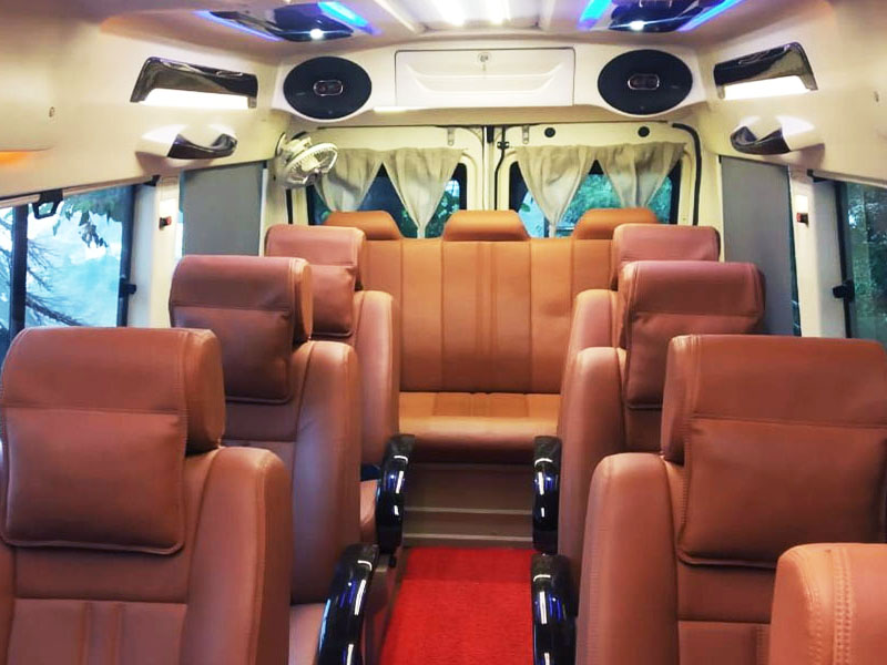 12 Seater Luxury Tempo Traveller / Van