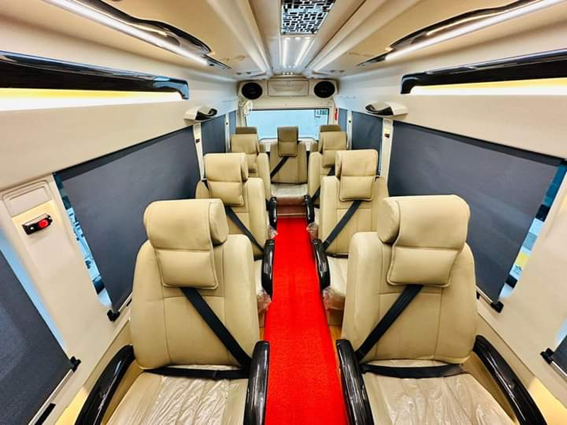 9-Seater Super Luxurious Tempo Traveller / Van